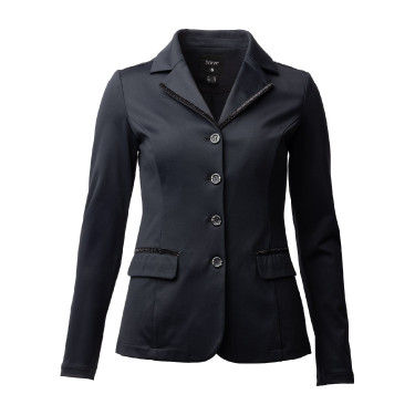 Wedstrijdjas Horze Ada met glitters dames Zwart Wedstrijdjas Horze Ada met glitters dames Zwart