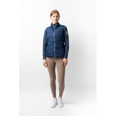 Gewatteerd Rijvest B Vertigo Cordelia Marine titaan Marineblauw