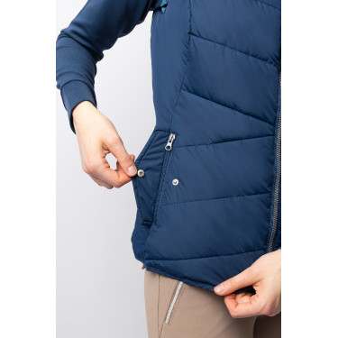 Gewatteerd Rijvest B Vertigo Cordelia Marine titaan Marineblauw