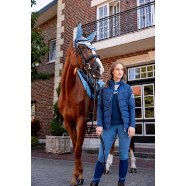 Gewatteerd Rijvest B Vertigo Cordelia Marine titaan Marineblauw