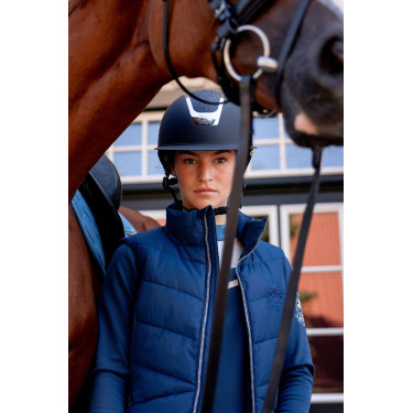 Gewatteerd Rijvest B Vertigo Cordelia Marine titaan Marineblauw