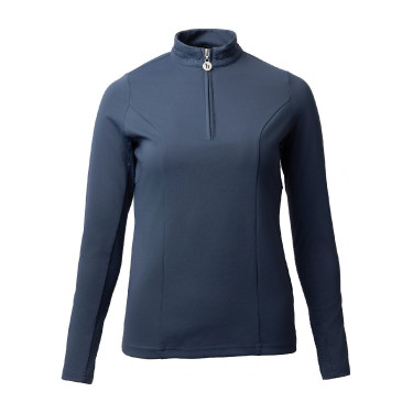 Trainingsshirt Horze Eloise Indigo vintage Marineblauw