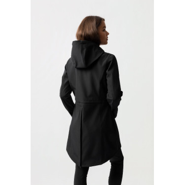 Lange softshell jas Anna Horze Zwart