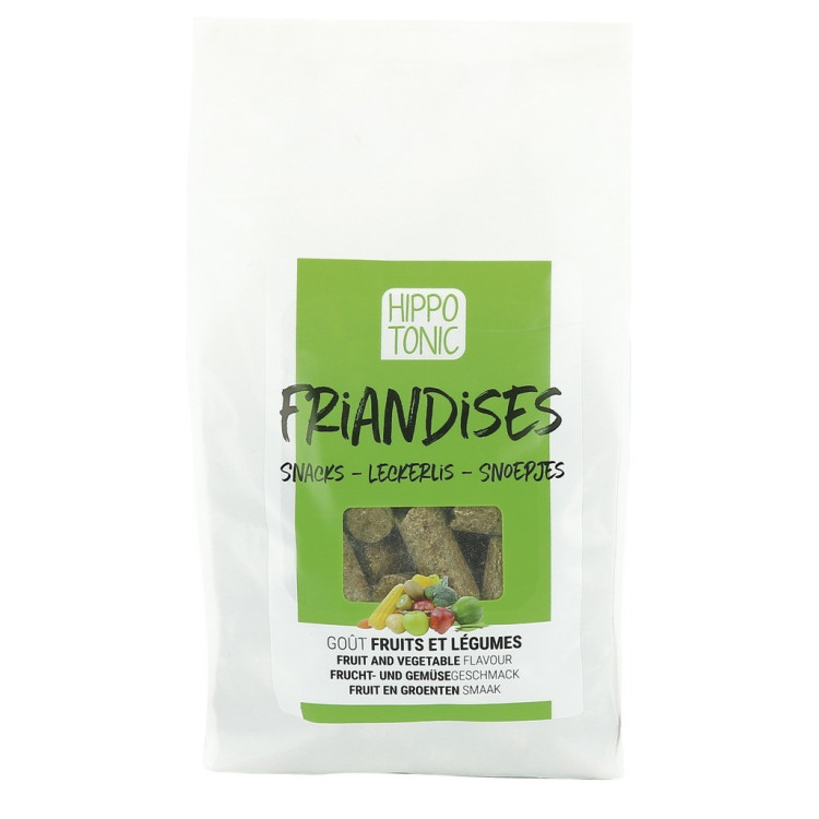 Snoepjes voor paarden Hippo-Tonic met fruit- en groentesmaak Snoepjes voor paarden Hippo-Tonic met fruit- en groentesmaak