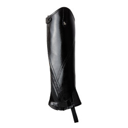 Mini-chaps Horze Wicklow met bloemenperforaties Zwart Mini-chaps Horze Wicklow met bloemenperforaties Zwart