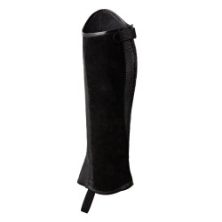 Mini-chaps Horze Wicklow met bloemenperforaties Zwart Mini-chaps Horze Wicklow met bloemenperforaties Zwart