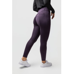 Thermobroek met volledige zit Mira dames Horze Zwarte nachtschade Violet Thermobroek met volledige zit Mira dames Horze Zwarte nachtschade Violet