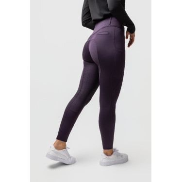 Thermobroek met volledige zit Mira dames Horze Zwarte nachtschade Violet Thermobroek met volledige zit Mira dames Horze Zwarte nachtschade Violet
