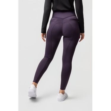 Thermobroek met volledige zit Mira dames Horze Zwarte nachtschade Violet Thermobroek met volledige zit Mira dames Horze Zwarte nachtschade Violet