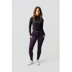 Thermobroek met volledige zit Mira dames Horze Zwarte nachtschade Violet Thermobroek met volledige zit Mira dames Horze Zwarte nachtschade Violet