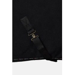 Fleece deken Cairo infrarood Horze Donker antracietgrijs