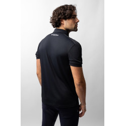 Functioneel poloshirt B Vertigo Flynn heren Donker antracietgrijs
