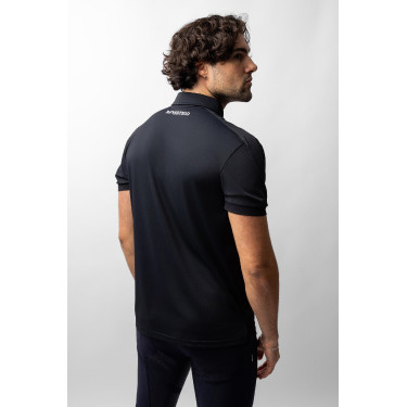 Functioneel poloshirt B Vertigo Flynn heren Donker antracietgrijs