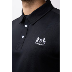 Functioneel poloshirt B Vertigo Flynn heren Donker antracietgrijs