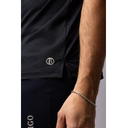 Functioneel poloshirt B Vertigo Flynn heren Donker antracietgrijs