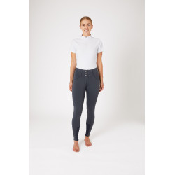 Paardrijbroek met volledige zit Meghan B Vertigo hoge taille dames Donker marineblauw Paardrijbroek met volledige zit Meghan B Vertigo hoge taille dames Donker marineblauw