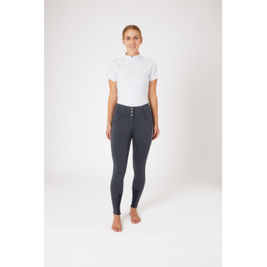 Paardrijbroek met volledige zit Meghan B Vertigo hoge taille dames Donker marineblauw Paardrijbroek met volledige zit Meghan B Vertigo hoge taille dames Donker marineblauw