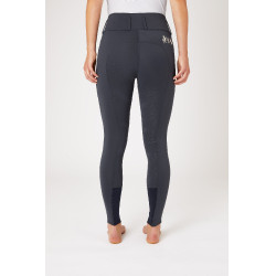Paardrijbroek met volledige zit Meghan B Vertigo hoge taille dames Donker marineblauw Paardrijbroek met volledige zit Meghan B Vertigo hoge taille dames Donker marineblauw