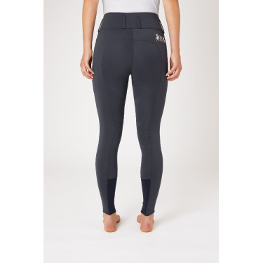 Paardrijbroek met volledige zit Meghan B Vertigo hoge taille dames Donker marineblauw Paardrijbroek met volledige zit Meghan B Vertigo hoge taille dames Donker marineblauw