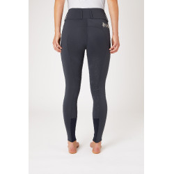 Paardrijbroek met volledige zit Meghan B Vertigo hoge taille dames Donker marineblauw Paardrijbroek met volledige zit Meghan B Vertigo hoge taille dames Donker marineblauw