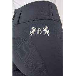 Paardrijbroek met volledige zit Meghan B Vertigo hoge taille dames Donker marineblauw Paardrijbroek met volledige zit Meghan B Vertigo hoge taille dames Donker marineblauw