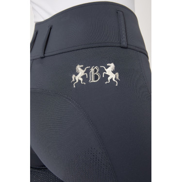 Paardrijbroek met volledige zit Meghan B Vertigo hoge taille dames Donker marineblauw Paardrijbroek met volledige zit Meghan B Vertigo hoge taille dames Donker marineblauw