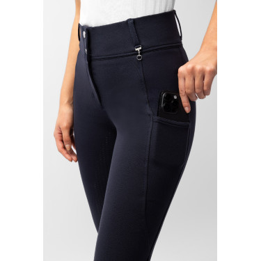 Broek met volledige grip voor alle seizoenen Horze Mira Donker marineblauw