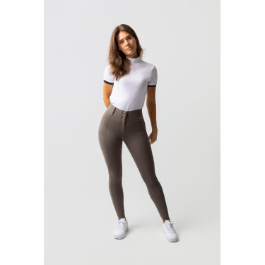 Broek met volledige grip voor alle seizoenen Horze Mira Morieljebruin