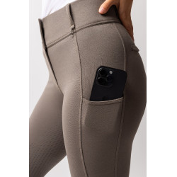 Broek met volledige grip voor alle seizoenen Horze Mira Morieljebruin