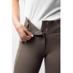 Broek met volledige grip voor alle seizoenen Horze Mira Morieljebruin