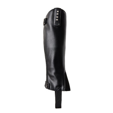 Mini-chaps Horze Portland kind met riempje Zwart