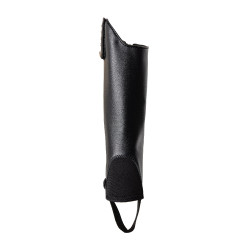 Mini-chaps Horze Portland kind met riempje Zwart