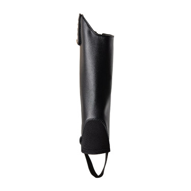 Mini-chaps Horze Portland kind met riempje Zwart