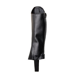 Mini-chaps Horze Portland kind met riempje Zwart