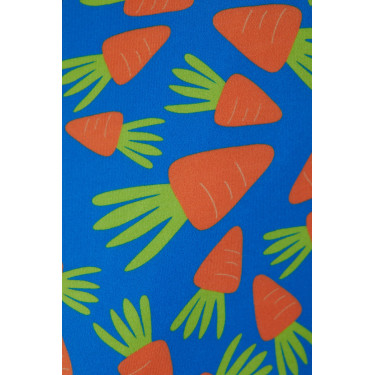 Elastisch vliegenmasker Horze om aan te trekken Oranje wortel Motieven