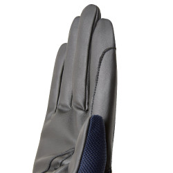 Zomerrijhandschoenen Horze Leni dames Donker marineblauw