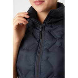 Mouwloos paardrijdvest Horze Shelly dames Donker marineblauw