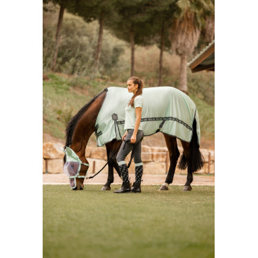 Vliegendeken Horze Paso Fino met UV-bescherming Groene beek
