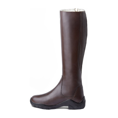 Leren gevoerde laarzen Horze Aspen dames Donkerbruin Leren gevoerde laarzen Horze Aspen dames Donkerbruin