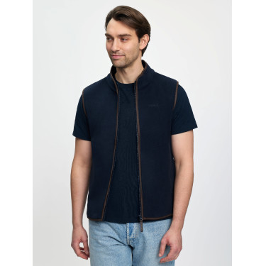 LeMieux mouwloze fleece voor heren Marine Marineblauw LeMieux mouwloze fleece voor heren Marine Marineblauw