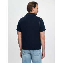 LeMieux mouwloze fleece voor heren Marine Marineblauw LeMieux mouwloze fleece voor heren Marine Marineblauw