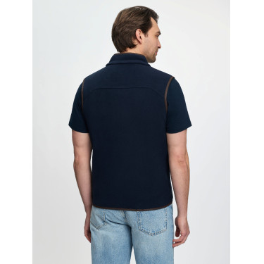 LeMieux mouwloze fleece voor heren Marine Marineblauw LeMieux mouwloze fleece voor heren Marine Marineblauw