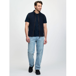LeMieux mouwloze fleece voor heren Marine Marineblauw LeMieux mouwloze fleece voor heren Marine Marineblauw