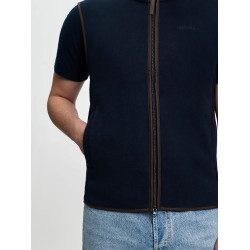 LeMieux mouwloze fleece voor heren Marine Marineblauw LeMieux mouwloze fleece voor heren Marine Marineblauw