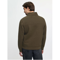 LeMieux herensweater met ritskraag Alpine Bruin