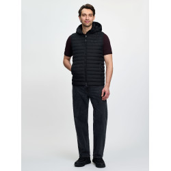 LeMieux heren bodywarmer zonder mouwen met capuchon Zwart LeMieux heren bodywarmer zonder mouwen met capuchon Zwart