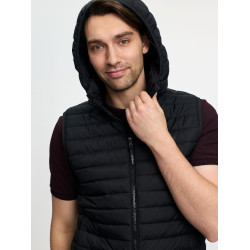 LeMieux heren bodywarmer zonder mouwen met capuchon Zwart LeMieux heren bodywarmer zonder mouwen met capuchon Zwart