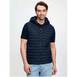 LeMieux heren bodywarmer zonder mouwen met capuchon Marine Marineblauw LeMieux heren bodywarmer zonder mouwen met capuchon Marine Marineblauw