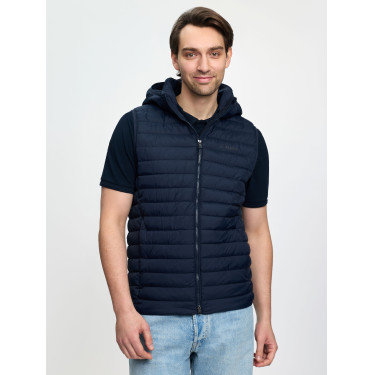 LeMieux heren bodywarmer zonder mouwen met capuchon Marine Marineblauw LeMieux heren bodywarmer zonder mouwen met capuchon Marine Marineblauw