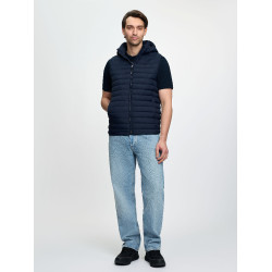LeMieux heren bodywarmer zonder mouwen met capuchon Marine Marineblauw LeMieux heren bodywarmer zonder mouwen met capuchon Marine Marineblauw